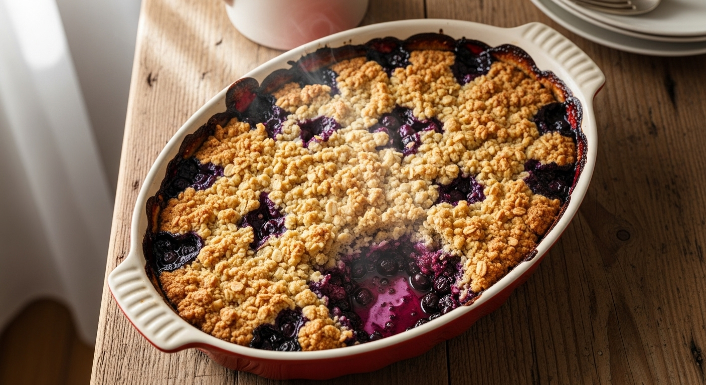 Bleuberry crumble