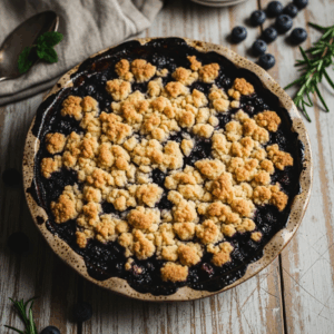 Bluberry crumple