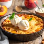 Peach cobbler