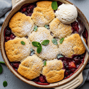 fruit cobbler