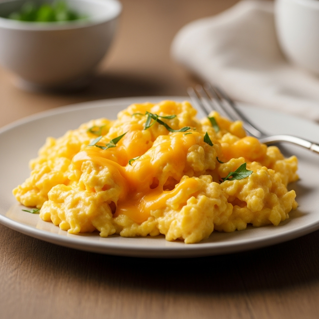 CHEESY SCRAMBLED EGGS