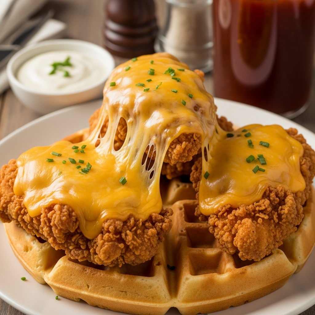 chicken and wafflees