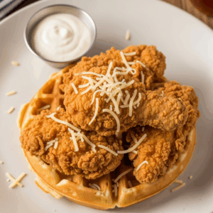 chicken and waffles