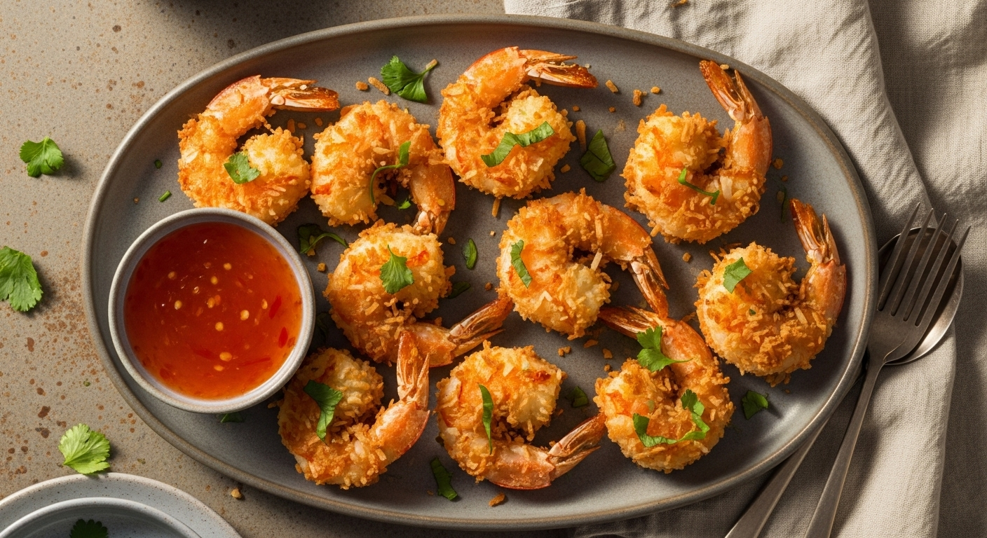 crispy cococunt shrimp