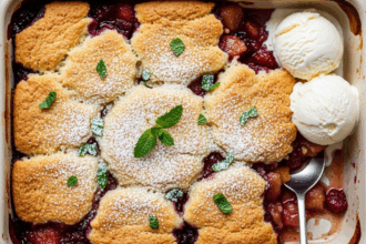 fruit cobbler