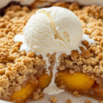 peach cobbler