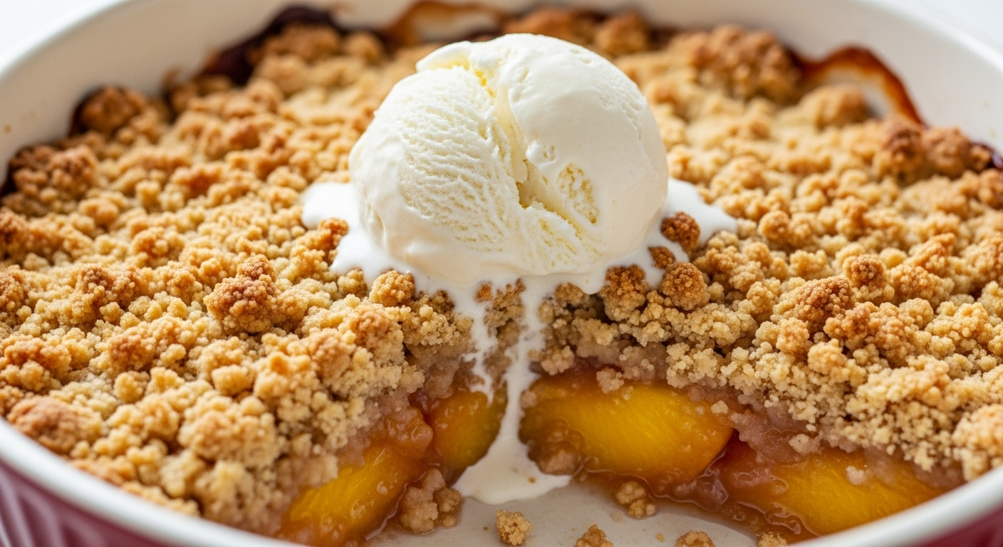 peach cobbler