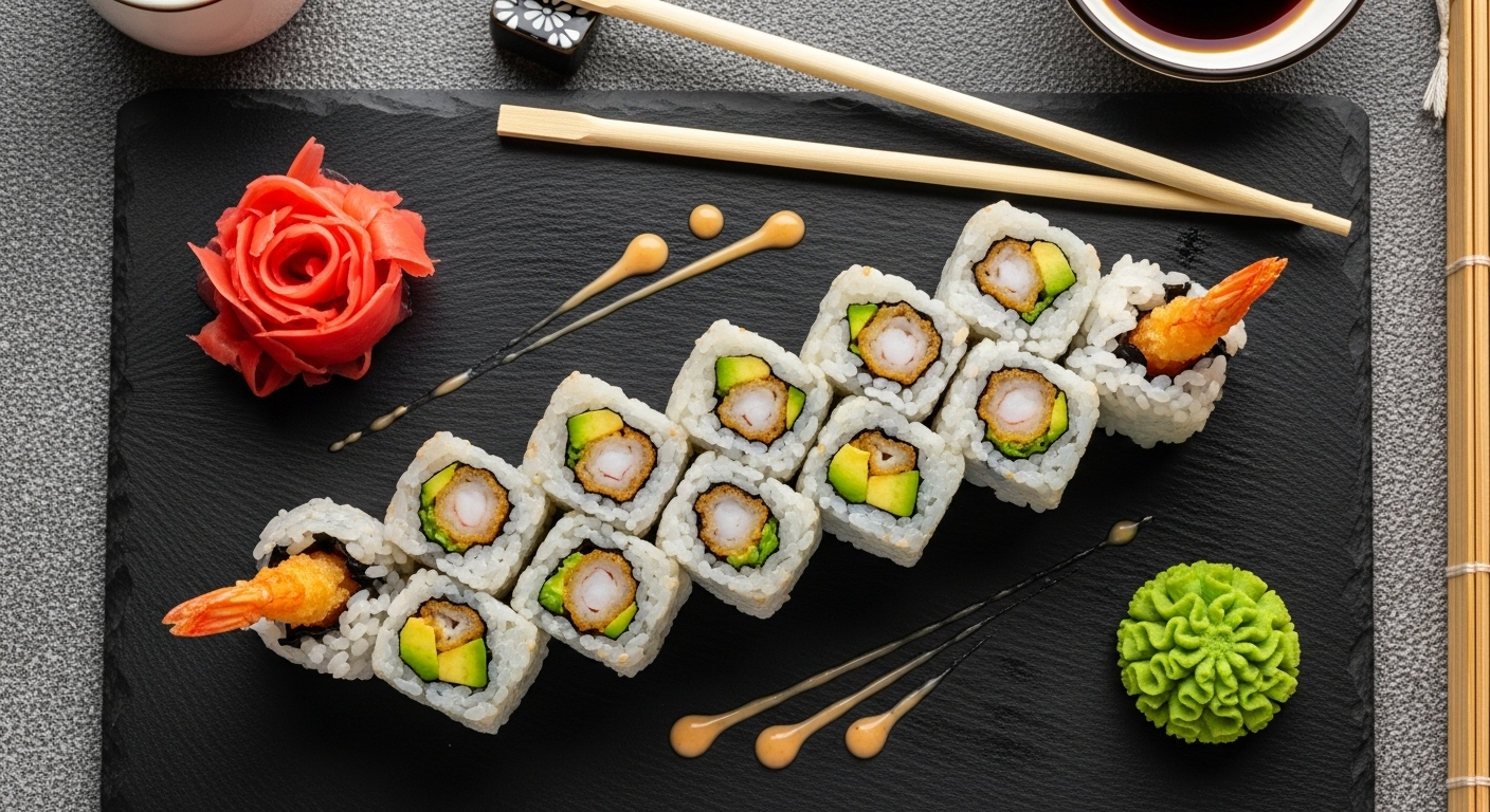 shrimp tempura rolls