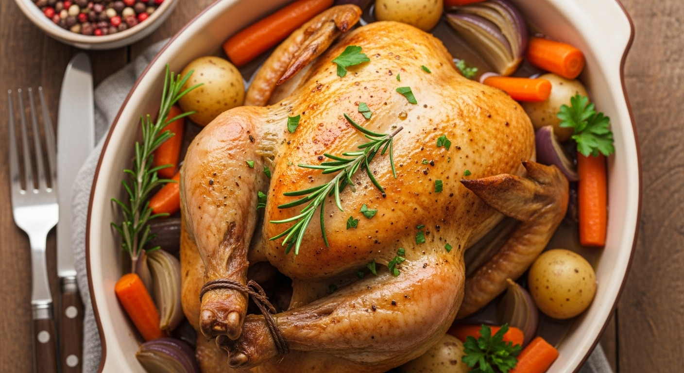 slow cooker whole chicken