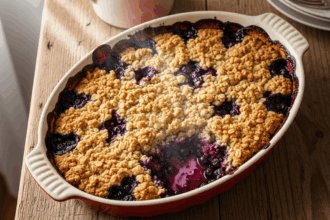 Bleuberry crumble