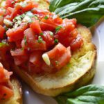 Bright Bites: Crafting Classic Tomato Basil Bruschetta Bliss