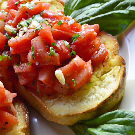Bright Bites: Crafting Classic Tomato Basil Bruschetta Bliss