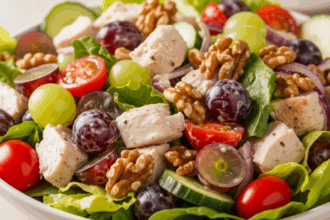 Chicken-Salad-with-Grapes-Walnuts