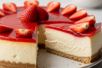 Strawbeery-cheesecake