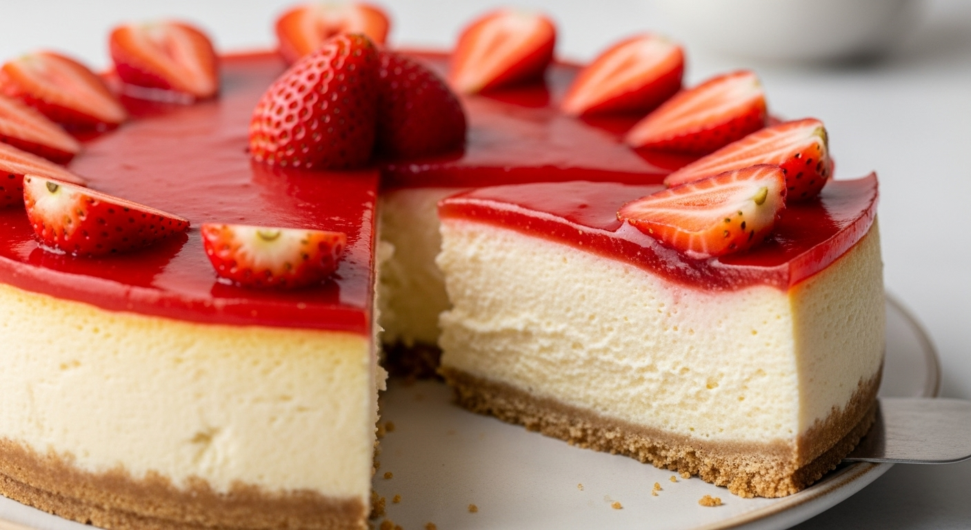 Strawbeery-cheesecake