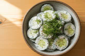 polish cucumber salad