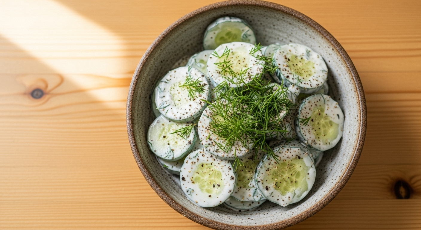 polish cucumber salad