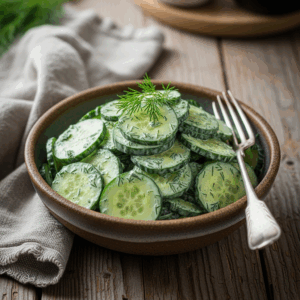 polish cucumber salad