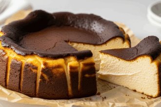 burnt basque cheesecake