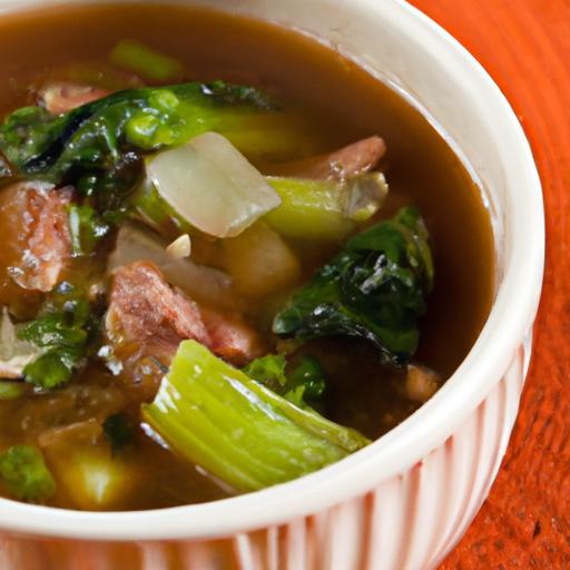 Hearty Beef and Vegetable Soup: A Nutritious Comfort Bowl