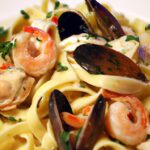 Savor the Flavors: Seafood Pasta in Zesty Garlic Sauce
