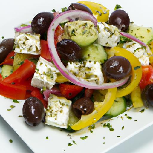 Fresh & Flavorful:⁤ The Ultimate Greek Salad⁣ with Feta & Olives