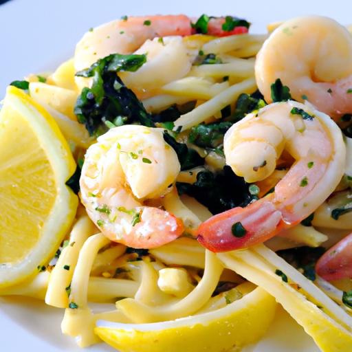 Zesty Lemon Garlic Shrimp Pasta: A Flavorful Seafood Delight