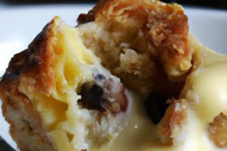 Decadent Bread Pudding with Creamy Vanilla Sauce Reveal
