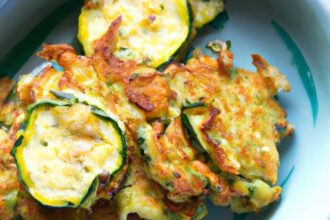 Crispy Zucchini Fritters: A Tasty Twist on Healthy Snacking