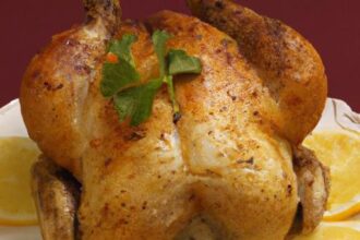 Zesty Lemon Garlic Roasted Chicken: A Flavorful Delight