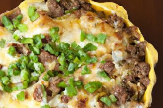 Hearty Tater Tot Casserole with Savory Ground Beef Twist