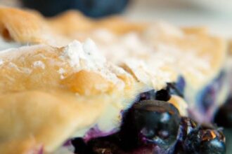 Bake Bliss: Crafting Blueberry Pie from Scratch at Home