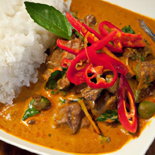 Savoring Thai Red ​Curry with Beef: A spicy Flavor ​Journey