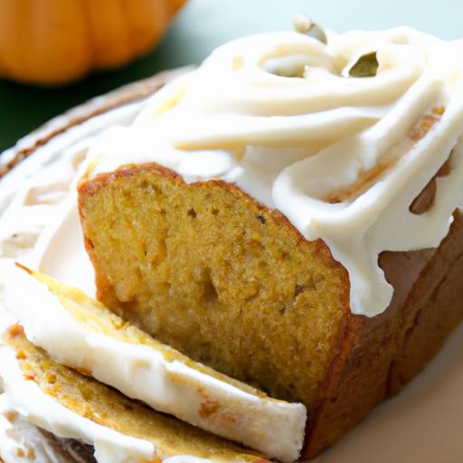 Irresistible Pumpkin Bread with Lush Cream Cheese Frosting