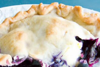 Baking Bliss: Crafting Blueberry Pie from Scratch Basics
