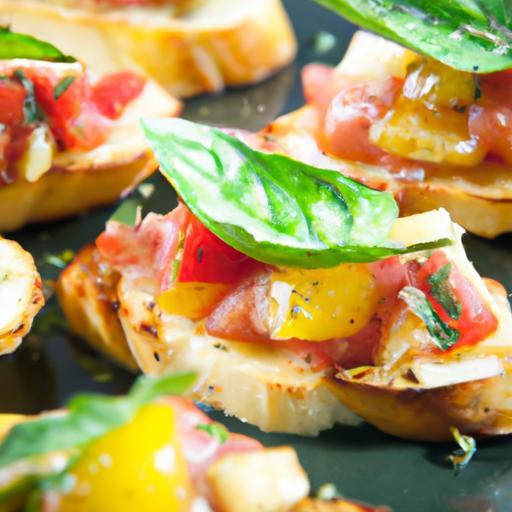 Fresh Flavors Unveiled: The Art of Tomato Basil Bruschetta