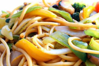 Veggie Lo Mein Delight: Easy Recipe for Flavorful Noodles