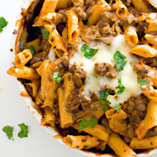 Hearty ​Baked Ziti with Ground Beef: A Comfort Classic Recipe