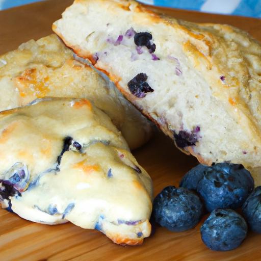 Brighten Your Morning: Blueberry Scones‍ with Zesty Lemon‍ Glaze