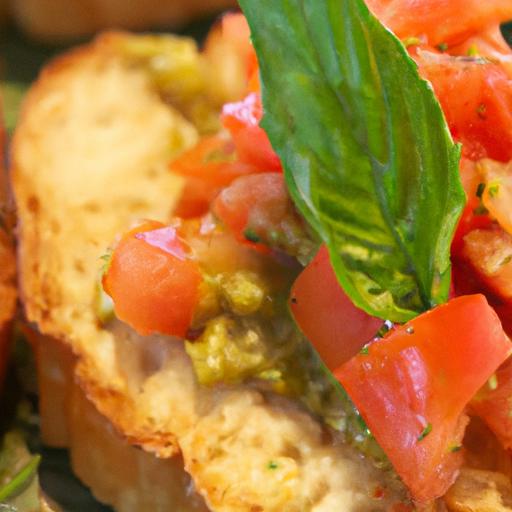 Fresh ⁤Flavors ⁤Unveiled: The Art of Tomato Basil ‌Bruschetta