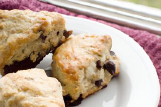 Flaky Chocolate Chip Scones: A Sweet Twist on Tradition