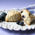 Brighten Your Morning: Blueberry Scones with Zesty Lemon Glaze