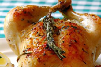 Zesty Lemon Herb Roast Chicken: A Flavorful Feast Unveiled