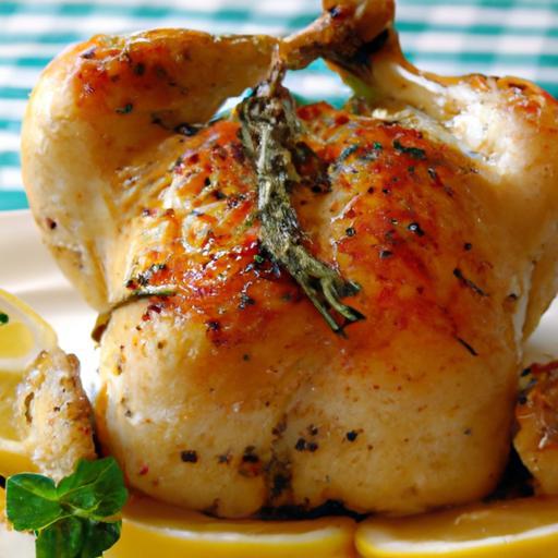 Zesty Lemon Herb Roast Chicken: A Flavorful Feast Unveiled