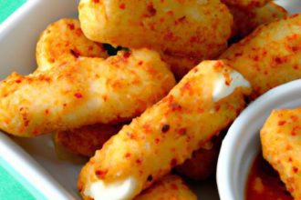 Crispy Air Fryer Mozzarella Sticks: A Cheesy Delight!
